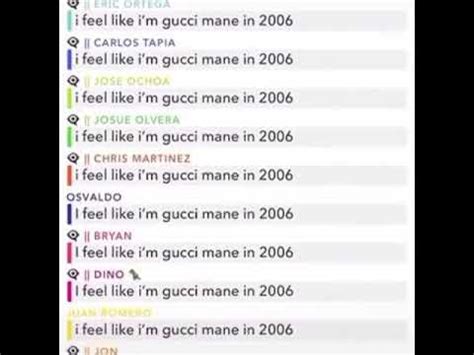 i feel like im gucci mane in 2006 lyrics